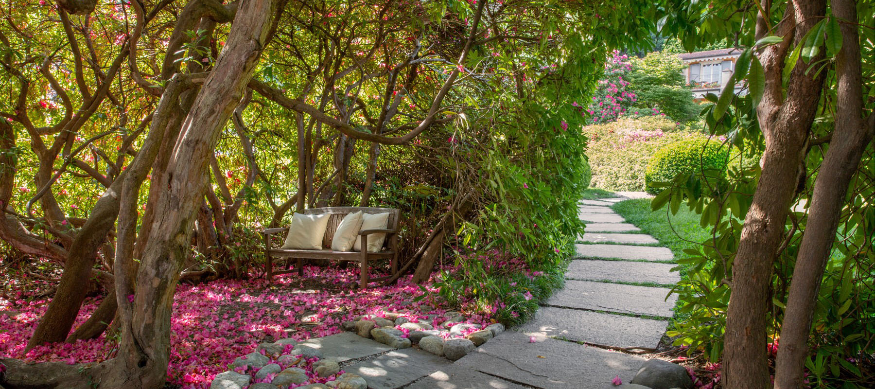 I giardini del Park Hotel Villa Belvedere Cannobio